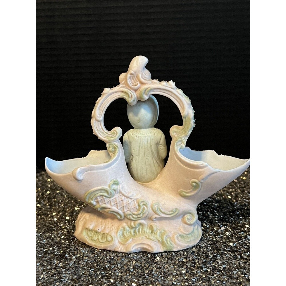 Vintage Victorian Bisque, Vase, Marked 5550 - Picture 5 of 9